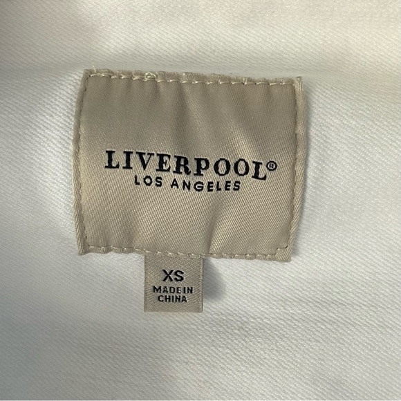 Liverpool Women's “Jackie Jacket” White with Black Stripe , Size XS - Picture 7 of 13